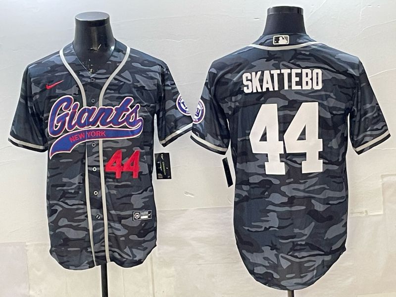 Men 2025 New York Giants #44 Skattebo Camo Joint Name Nike Limited NFL Jersey 005->new york giants->NFL Jersey